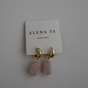 625 Rose Quartz Earrings